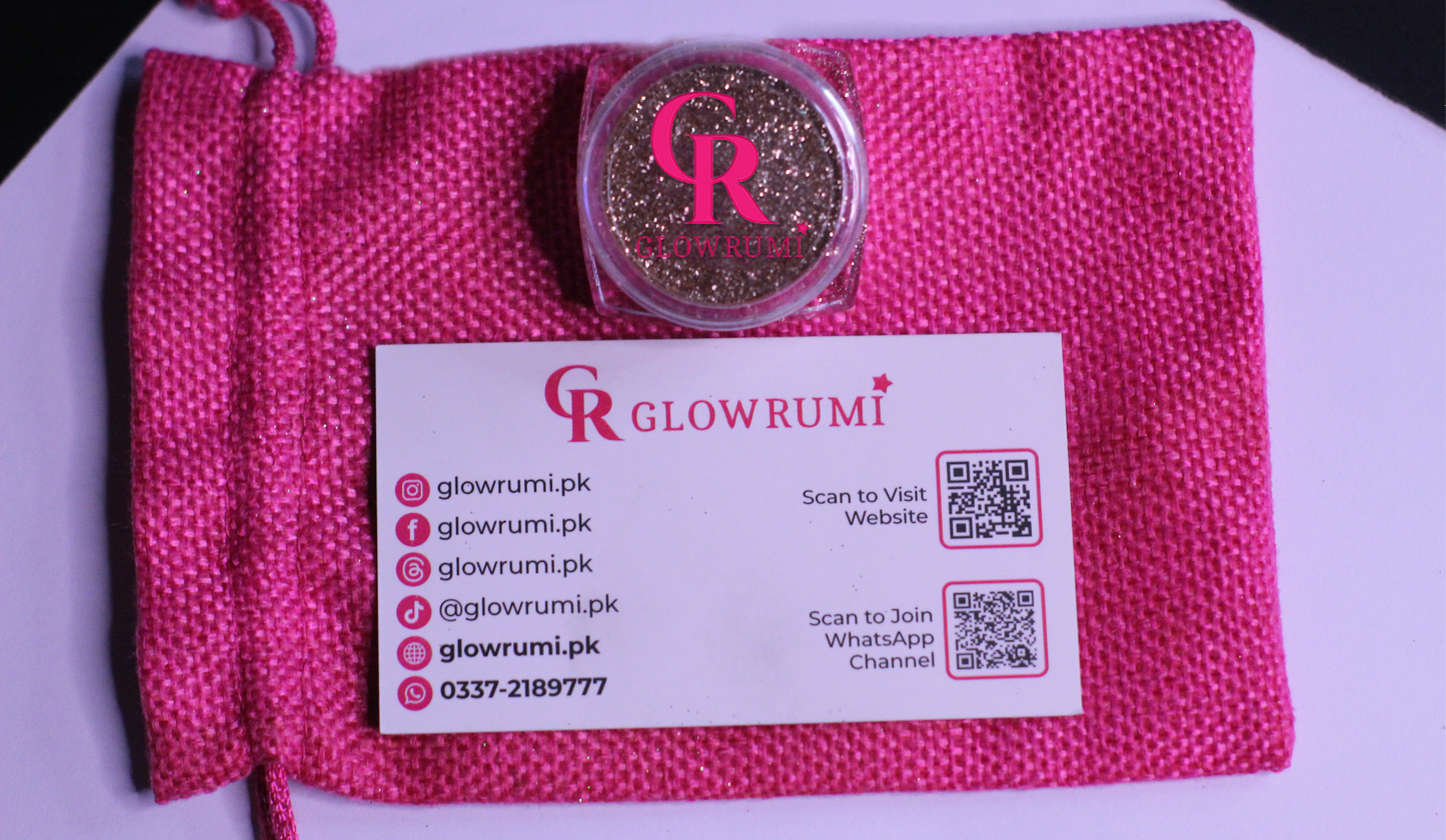 Glowrumi Eye Glitter - Rose Golden