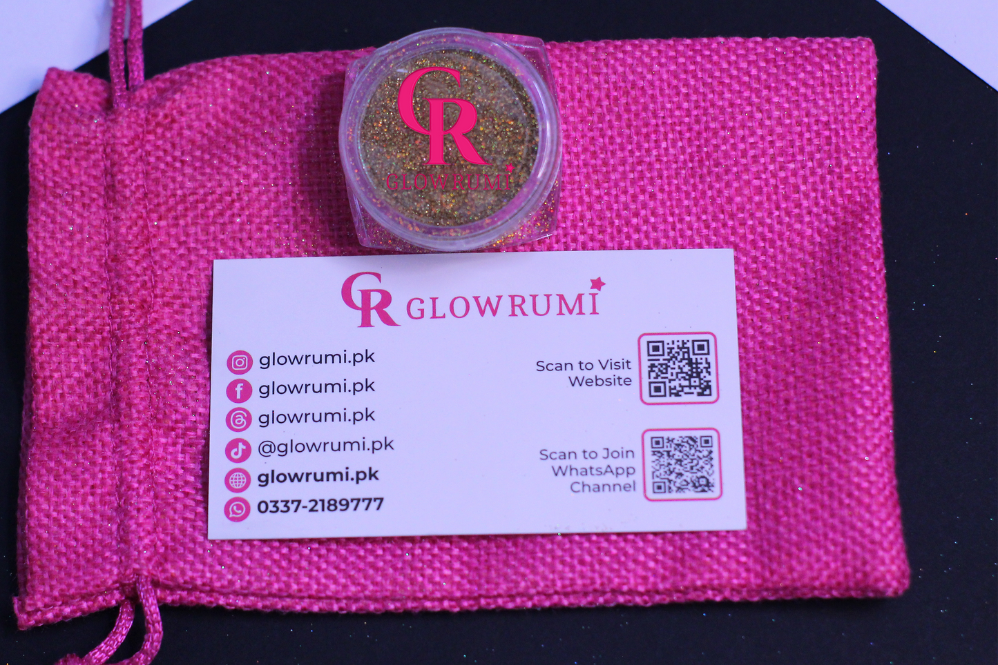 Glowrumi Eye Glitter - Golden Brass