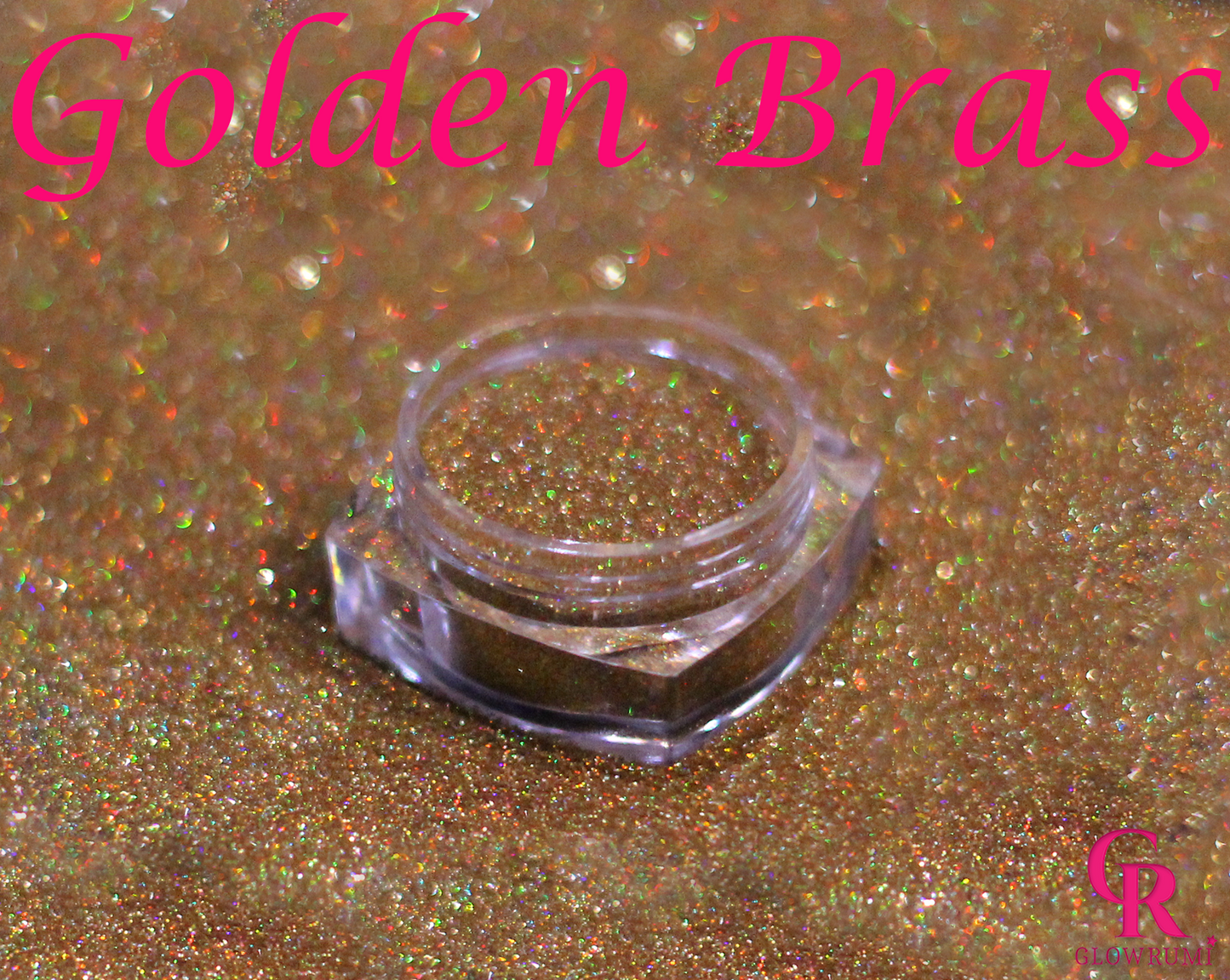 Glowrumi Eye Glitter - Golden Brass