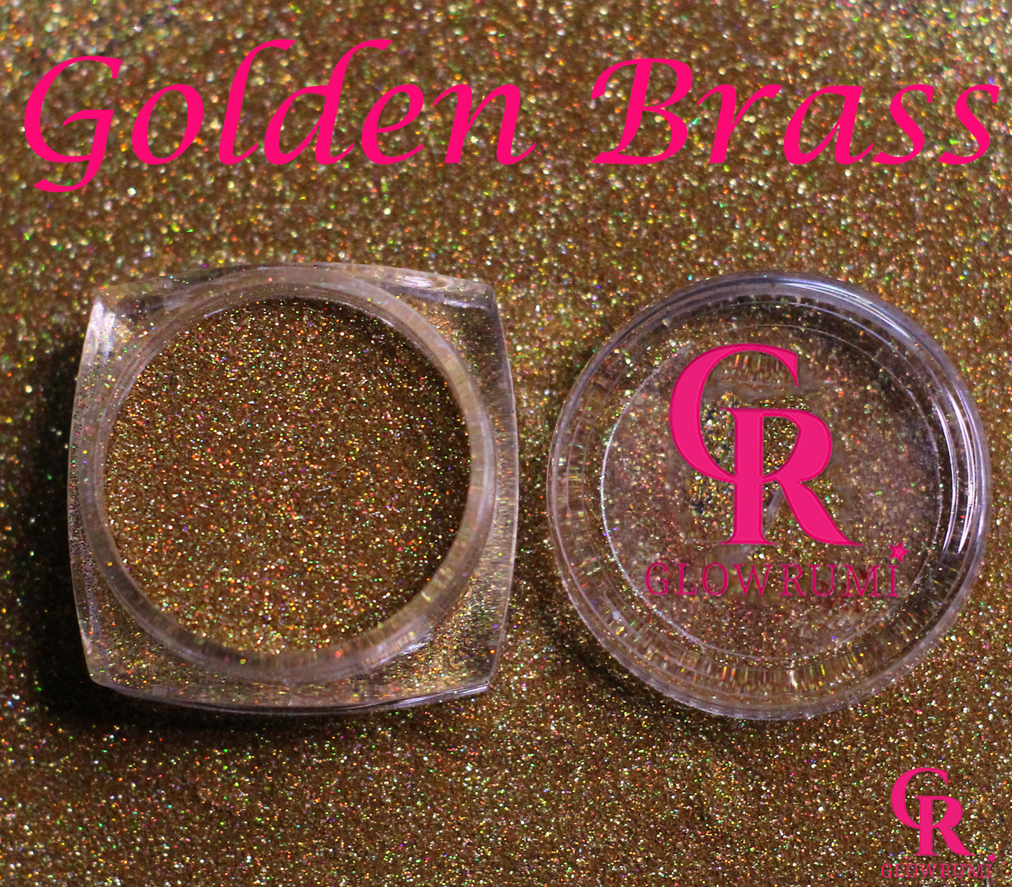 Glowrumi Eye Glitter - Golden Brass