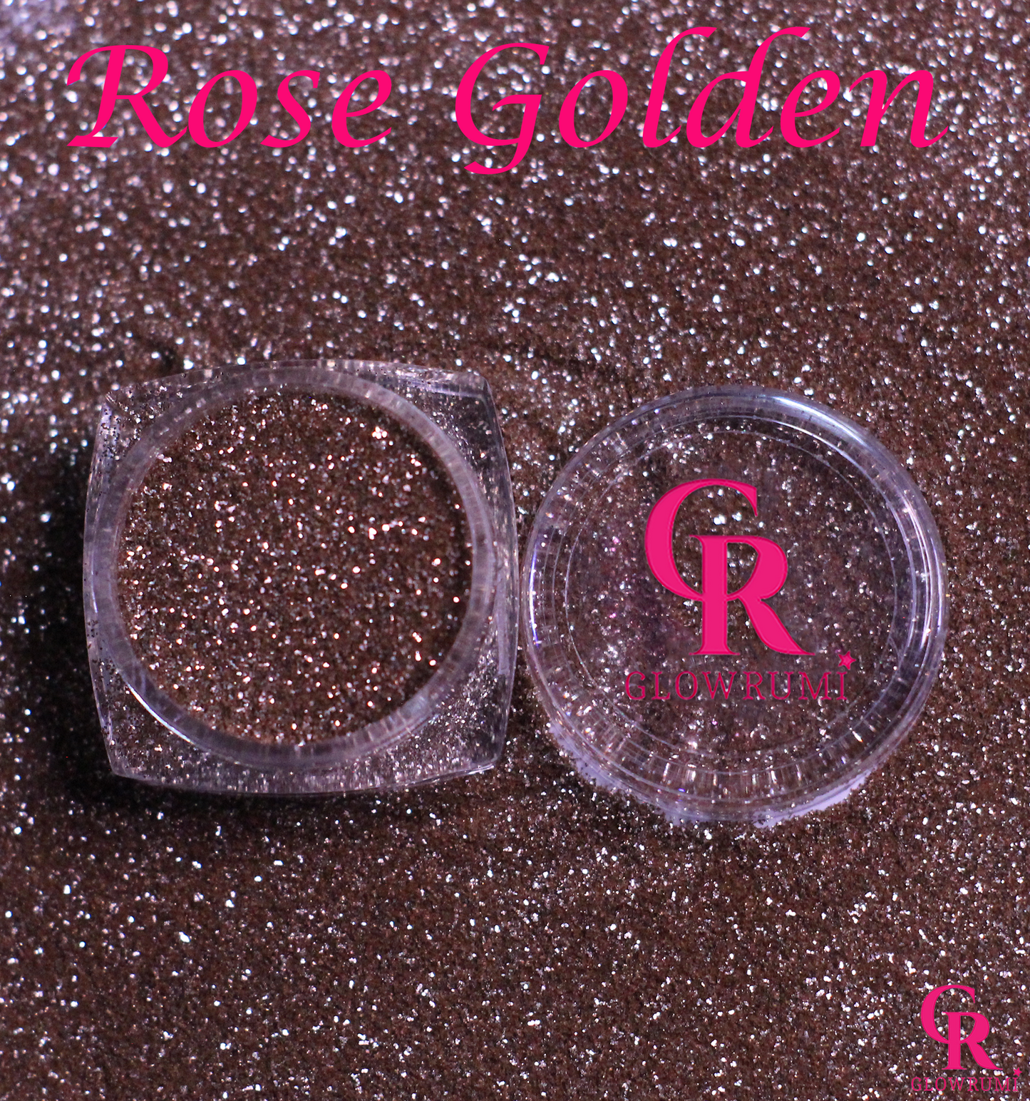 Glowrumi Eye Glitter - Rose Golden