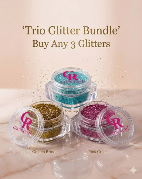 Glowrumi Trio Glitters Bundle (Buy Any 3 Shades)